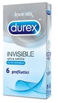 DUREX Invisible Condoms (6 Pieces) Ultra Thin Condoms