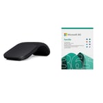 Microsoft – Souris Arc – Souris Bluetooth pour PC, Ordinateurs Portables Compatible W + Microsoft 365 Famille | Téléchargement