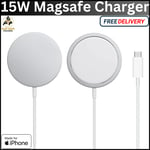 Geniune 15W Wireless Fast Magsafe Charger For Apple iPhone 12 13 14 15Pro Max UK