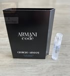 GIORGIO ARMANI code  Pour Homme 1.2ml EDT Spray Sample - Genuine New!!