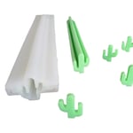 Unique WElinks Various Tubes Long Soap Mold Silicone Soap Cake Fondant Tube Column Mould DIY Dessert Soap Candle Clay Craft Making Molds Pipe Tube Handmade Cake Mousse Baking Tool (Cactus)