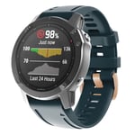 Garmin Fenix ​​​​7S / 6S Pro / 5S Plus silikonklokkerem, 20 mm - blå