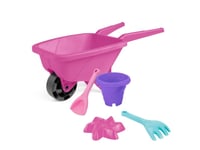 Wader Wheelbarrow With Sand Kit Pink