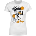 Space Jam Bugs And Daffy Tune Squad Women's T-Shirt - White - M - White