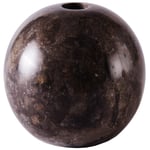 Sphere Lysestake Marmor Ø12 cm, Grå, Grå