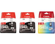 Genuine Canon PG-540 XL CL-541 Multipack Ink Cartridges for MG2250 MG2150