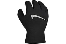 Nike Sphere Running Gants Homme Gants Homme 082 Black/Black/Silver FR : L (Taille Fabricant : L)