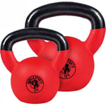 Gorilla Sports Kettlebellpaket Vinyl - 12kg 16kg, Paket Kettlebell