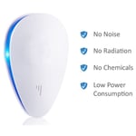 Ultrasonic Pest Repeller Mosquito Killer Electronic Repellent An White Eu Plug