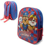 Paw Patrol Small Light Canvas Backpack with Mesh Pocket
