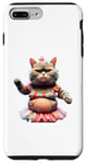 Coque pour iPhone 7 Plus/8 Plus Little Fat Ballet Kitty avec un gros ventre.