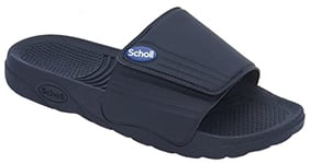 Scholl Women's Nautilus Slide Sandal, Navy Blue, 5 UK
