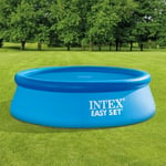 INTEX Poolöverdrag solenergi blå 206 cm polyeten 93301
