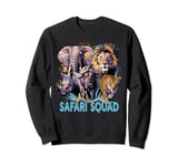 Safari Squad Explore Africa’s Big Five National Park Sweatshirt