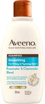 Aveeno Smoothing Rosewater and Chamomile Scalp Soothing Shampoo for Frizzy Hair