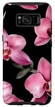 Coque pour Galaxy S8 Orchidée rose élégante