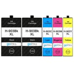 5 Ink Cartridges Set+Bk for HP Officejet 6950 & Pro 6960, 6970, 6975 All-Ink-One