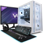 Vibox IV-22 PC Gamer - 24" Écran Pack - 8 Core Intel i7 11700F Processeur 4.9GHz - Nvidia GTX 1650 4Go - 16Go RAM - 240Go SSD - 1To Disque Dur - Windows 11 - WiFi