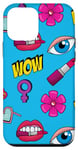 Coque pour iPhone 12 mini Rouge à lèvres Red Lips Pop Art Funny