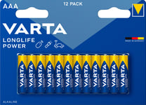 VARTA Longlife Power alkaliskt batteri, AAA/LR03