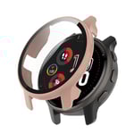 Garmin Venu 2 Plus Skal med Skärmskydd i PC/Härdat glas - Rosa