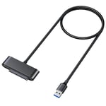 Adaptateur USB 3.0 vers SATA, Cable USB 3.0 vers SATA III pour Disques Durs SSD/HDD 2,5"", Grande Vitesse 5 Gbps, Supporte UASP/Trim/Smart, Compatible avec Windows, Mac OS, Linux-Cable 0.5M