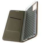 Case for Motorola Moto E22 / E22i Magnetic Cover Card-holder Stand Rose Gold