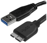 Slim Micro USB 3.0 Lead, 150mm - STARTECH