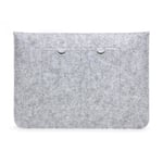 Laptopfodral i filt 15", grå