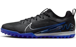 Nike Homme Zoom Vapor 15 Pro TF Bas, Black/Chrome-Hyper Royal, 40 EU