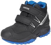 Geox J New Savage Boy B A Sneaker, Black Royal, 2.5 UK