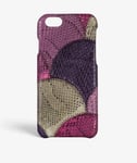The Case Factory iPhone 6/6S Skal Real Water Snake Squama Violetta