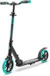 Serenelife Trottinette Freestyle, Trottinette Adulte et ado - Hauteur Réglable, Trottinette Tout Terrain avec Grande Roues et Suspension, Scooter Pliable avec Manœuvre Facile