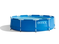 Intex 28202GN, Pool med ram, Blå, Vit, 18,5 kg