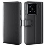 Äkta Läderfodral Xiaomi 15 Svart