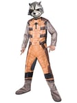 Rubie's Marvel Guardians Of the Galaxy Rocket Raccoon Costume (Medium), Unisex Children, M