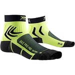 X-Socks Bike Pro Women Chaussette Femme, Charcoal/Python Yellow, FR : S (Taille Fabricant : 35-36)