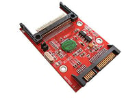 KALEA-INFORMATIQUE Adaptateur Convertisseur Compact Flash CF vers SATA, Support CFI et CFII