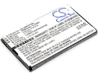 Kompatibelt med Softbank Pocket WiFi 303ZT, 3.7V, 2500 mAh