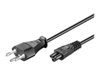 Microconnect - Strömkabel - Sev 1011 (Hane) Till Iec 60320 C5 - Ac 250 V - 2.5 A - 5 M - Svart