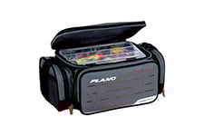 Plano Weekend Series 3500 – Étui de Rangement en Tissu Gris, Comprend 2 boîtes de Rangement estowaway, Petit Sac Souple pour appâts et leurres, Fixations Molle, Anthracite
