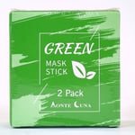Green Tea Face Mask Stick Deep Cleanse Facial Cleaning Blackhead Control 2PCS