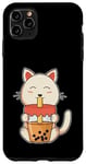 iPhone 11 Pro Max Cat Mug Straw Case