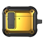 AirPods 4 Skal Shockproof Hybrid Armor Gul