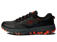 Skechers Men's GOrun Altitude Hiking Shoe with air-Cooled Foam Sneaker, Black Orange Blue, 6.5 UK