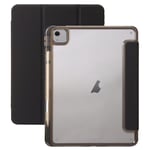EIDERWOOD iPad Air 11" (2025 / 2024) Tri-fold Konst Läder Fodral med Apple Pencil Hållare - Svart