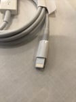 Apple Lightning To USB Cable Genuine iPhone iPad iPod Sync MD818ZMA/A