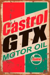 not Castrol gtx Motor oil Wall Decor Metal Poster Painted Retro Iron Tin Wall Signs Decoration Plaque Warning for Bar coffee Hotel Office Bedroom Carnival