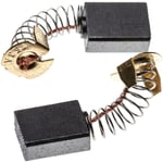 2x Elektrisk motor kolborste 6,5 x 13,5 x 17 mm Kompatibel med