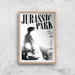 Jurassic Park Life Finds A Way Giclee Art Print - A3 - Wooden Frame